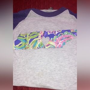 Purple and grey TN long sleeve